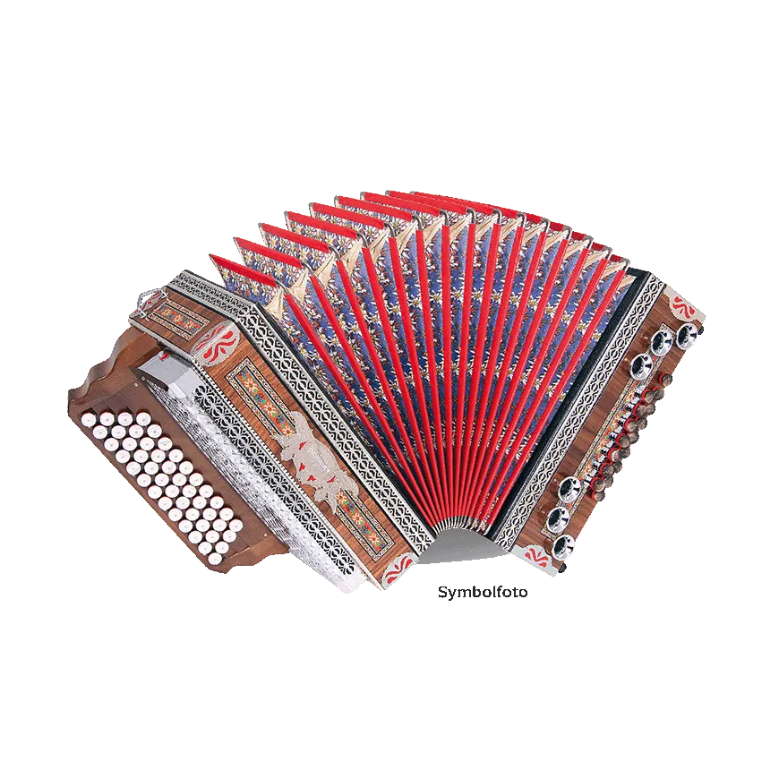 original-k-rntnerland-steirische-harmonika-modell-edelholz-rot-g-c-f-b image 1