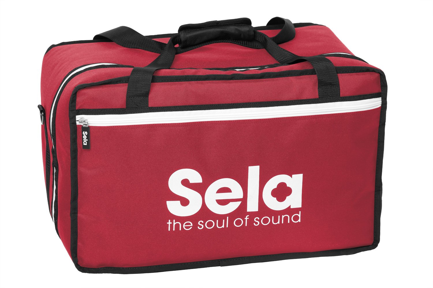 sela-se-038-cajon-tasche-red-nylon-mit-rucksackfunktion image 1