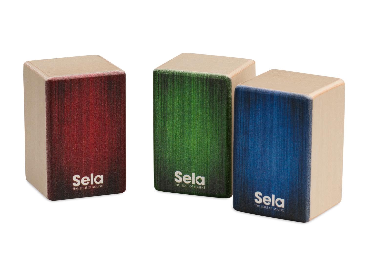 sela-mini-cajon-shaker-set-soft-medium-hard-3er-set image 2