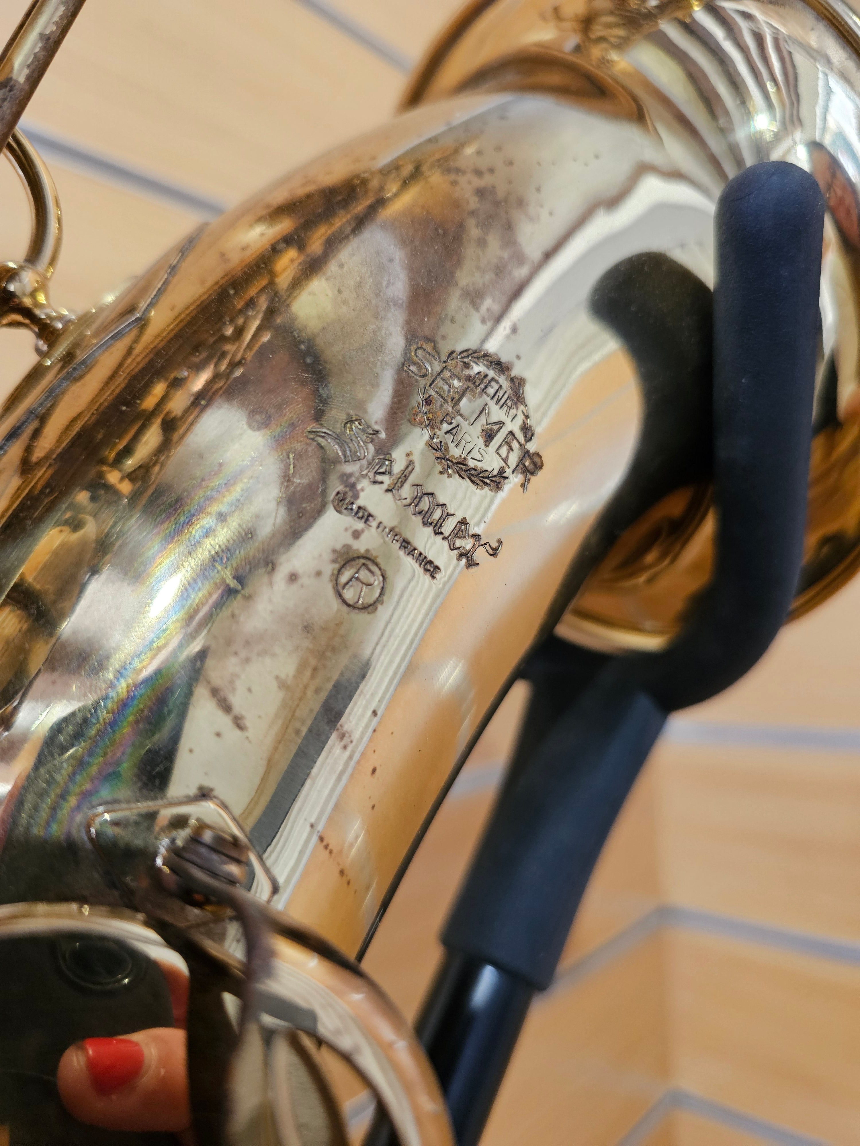 henri-selmer-paris-mark-vi-tenorsaxophon-lackiert-237xxx-vintage image 4