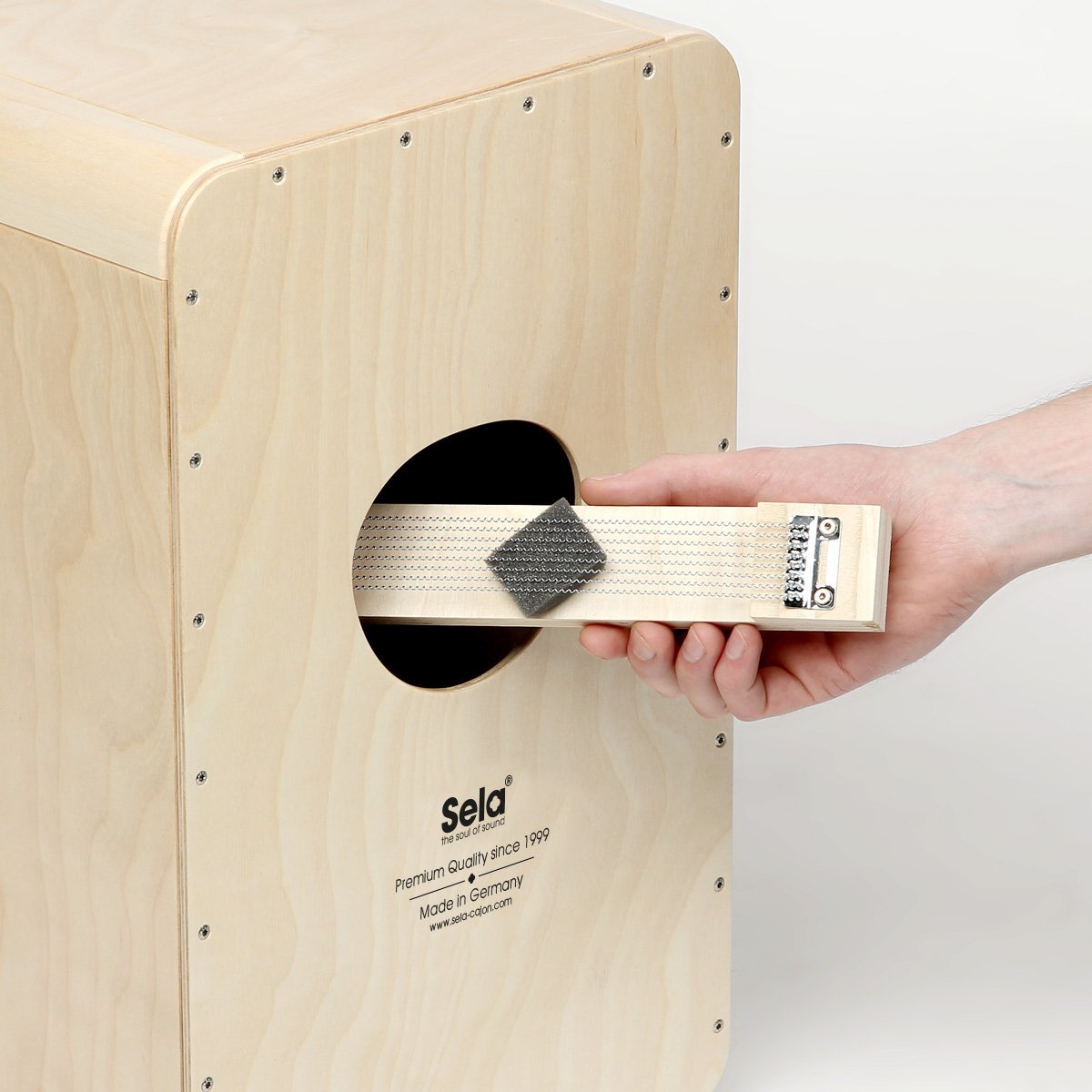 sela-se-105-casela-dark-nut-snare-cajon-hard-splash-spielfl-che-15-mm-birke-made image 5