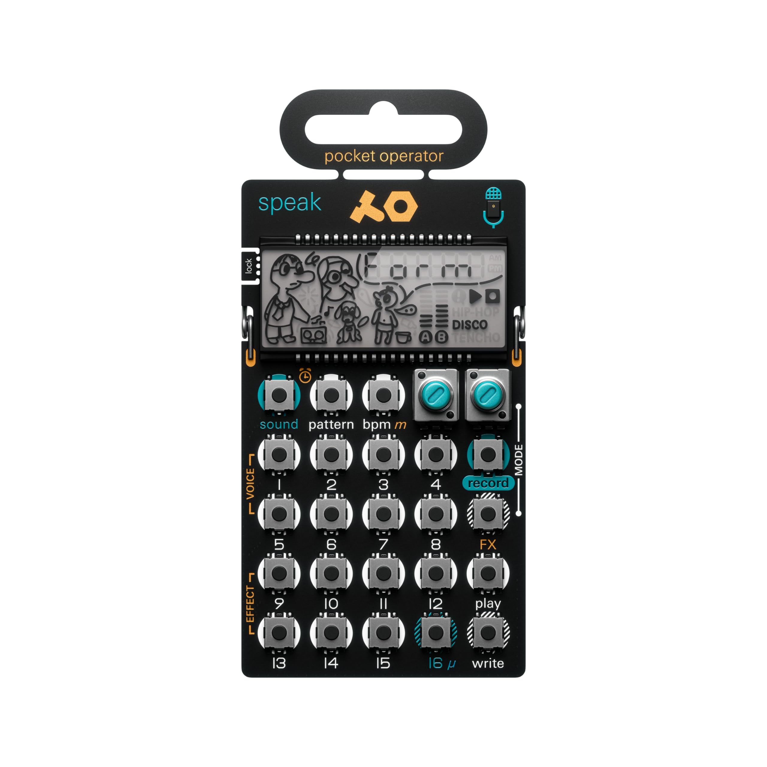 teenage-engineering-po-35-speak-vocal-synthesizer-und-sequenzer-mit-mikrofon image 1