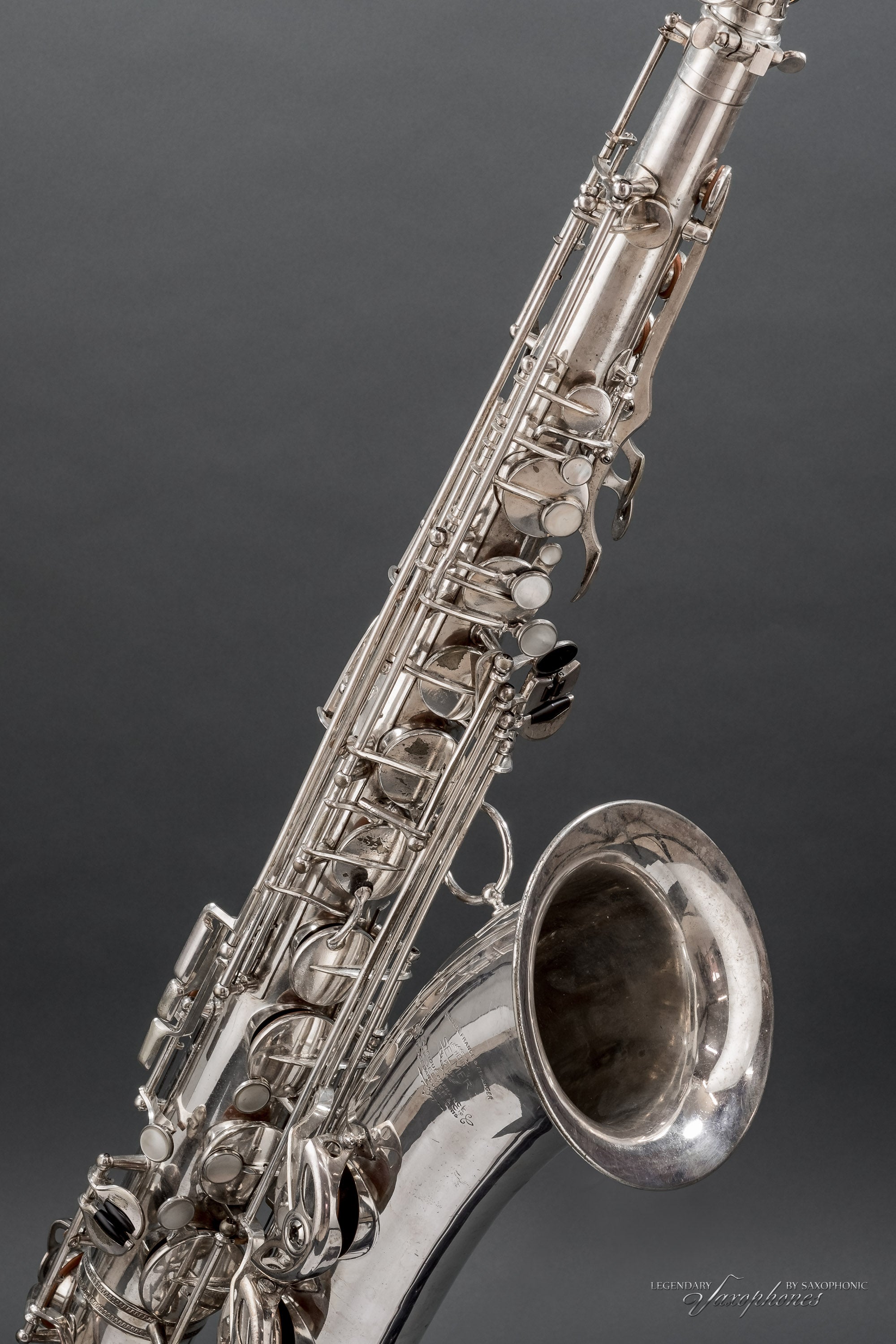 henri-selmer-paris-tenorsaxophon-balanced-action-1946-nr-32876-versilbert image 1