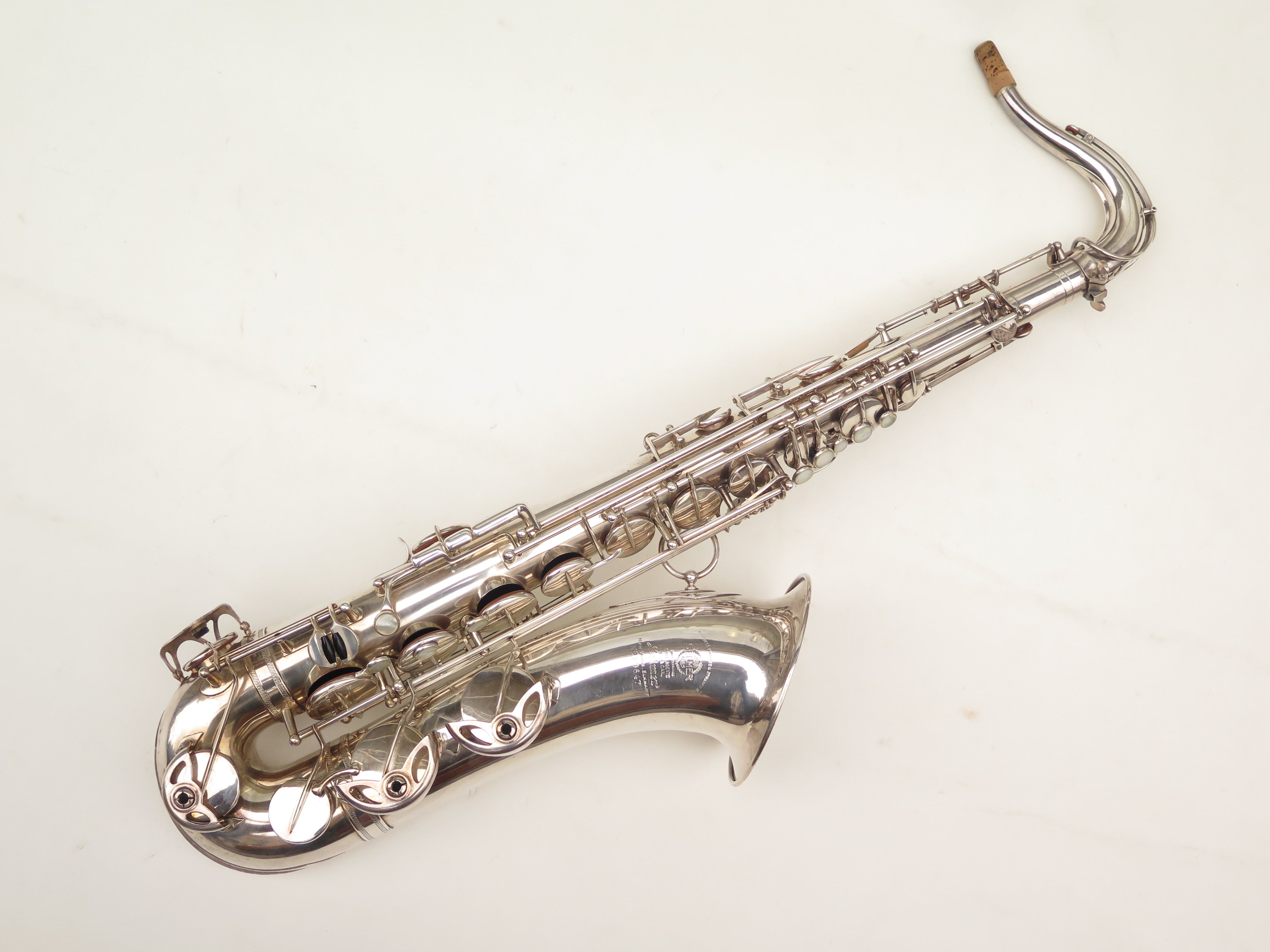 henri-selmer-paris-balanced-action-tenor-saxophon-1940-vintage image 2