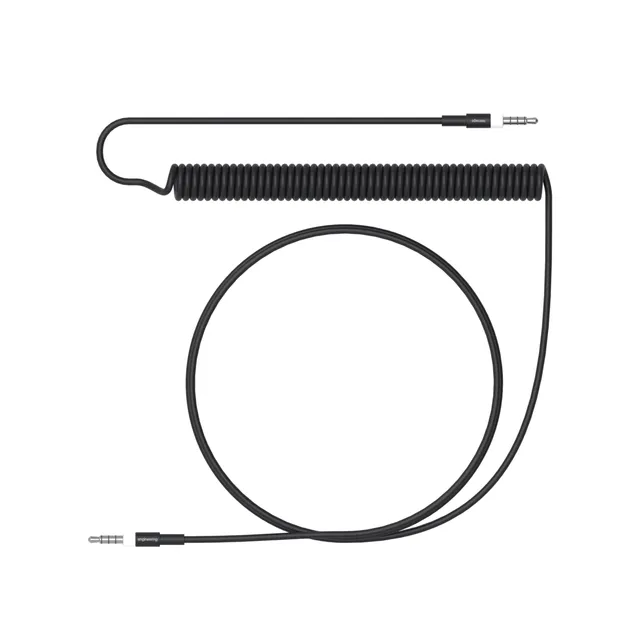 teenage-engineering-schlankes-4-poliges-audio-curly-kabel-1200-mm-trrs-curly-bla image 1