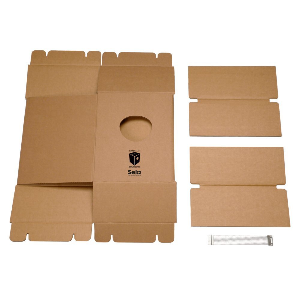 sela-se-113-carton-cajon-mini-f-r-kinder-und-anf-nger-10er-set-drum-box-mit-snar image 7