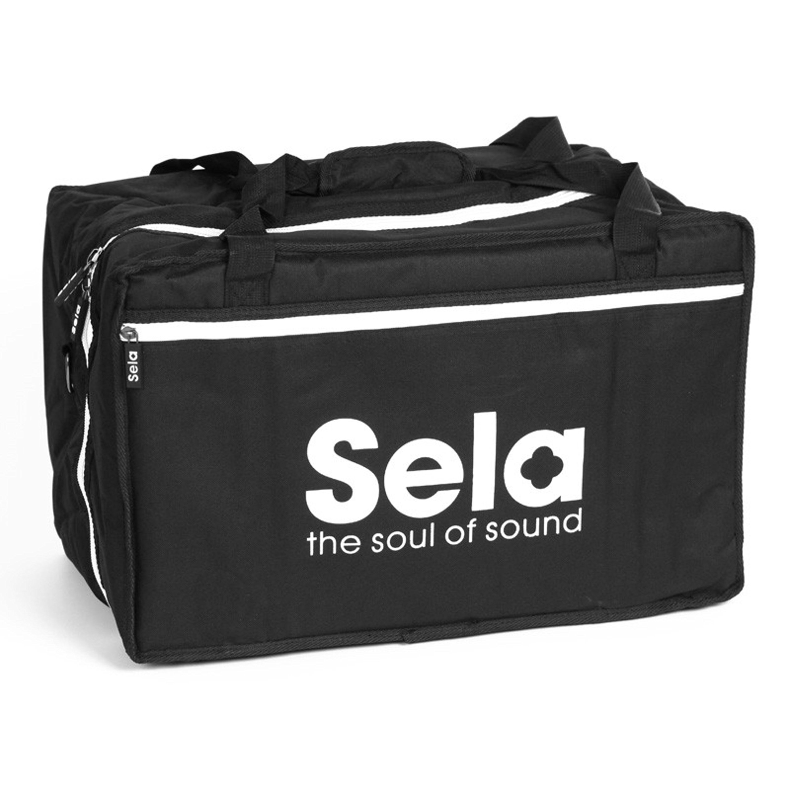 sela-se-038-cajon-tasche-red-nylon-mit-rucksackfunktion image 3
