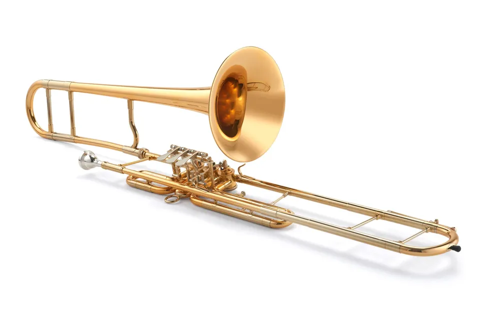 k-hnl-hoyer-bb-ventilposaune-nr-265-11-mit-drehventilen-goldmessing image 1