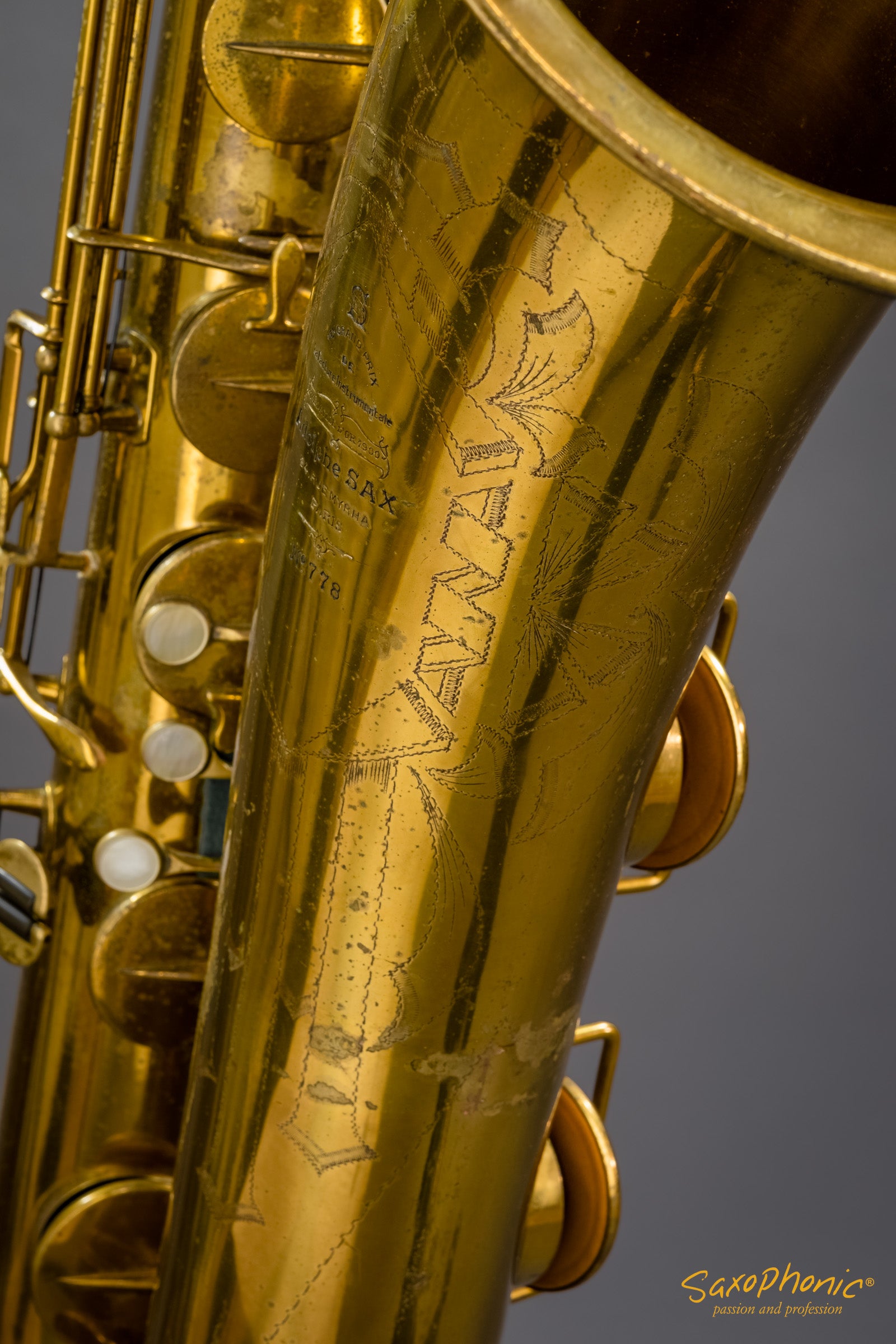 henri-selmer-paris-adolphe-sax-baritonsaxophon-1933-lackiert image 4