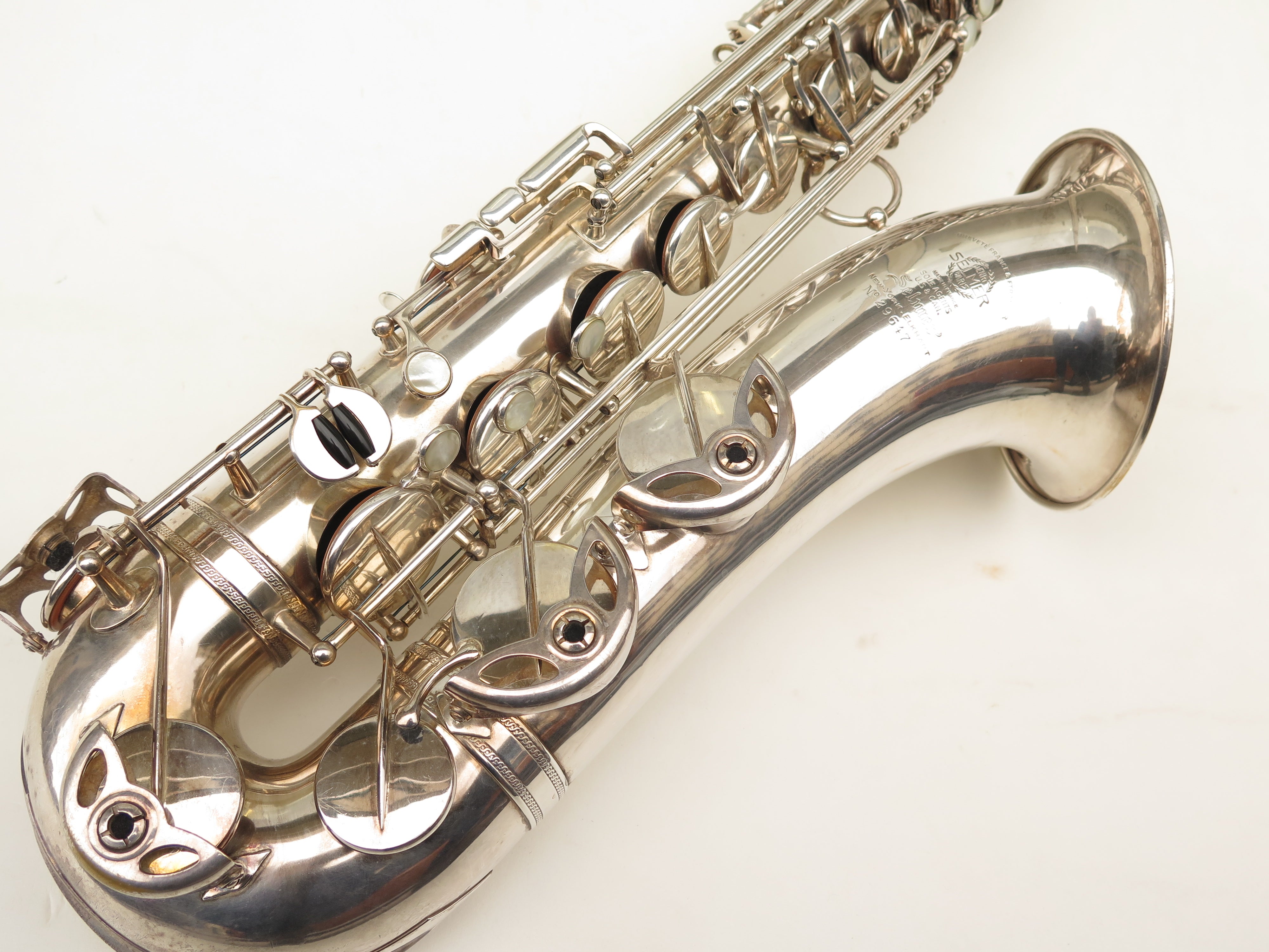 henri-selmer-paris-balanced-action-tenor-saxophon-1940-vintage image 1