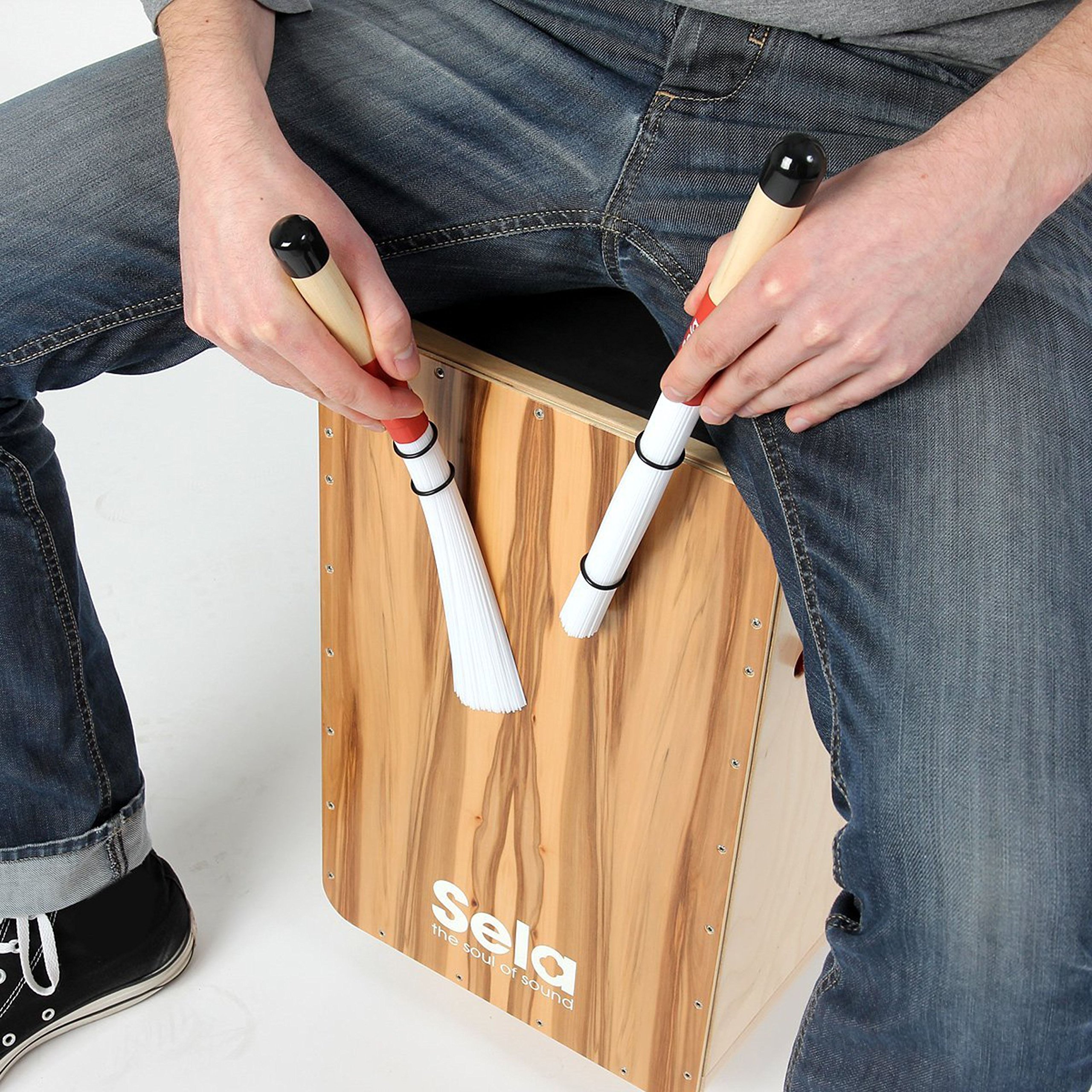 sela-se-069-professional-cajon-player-pack-casela-pro-satin-nuss-mit-zubeh-r image 6