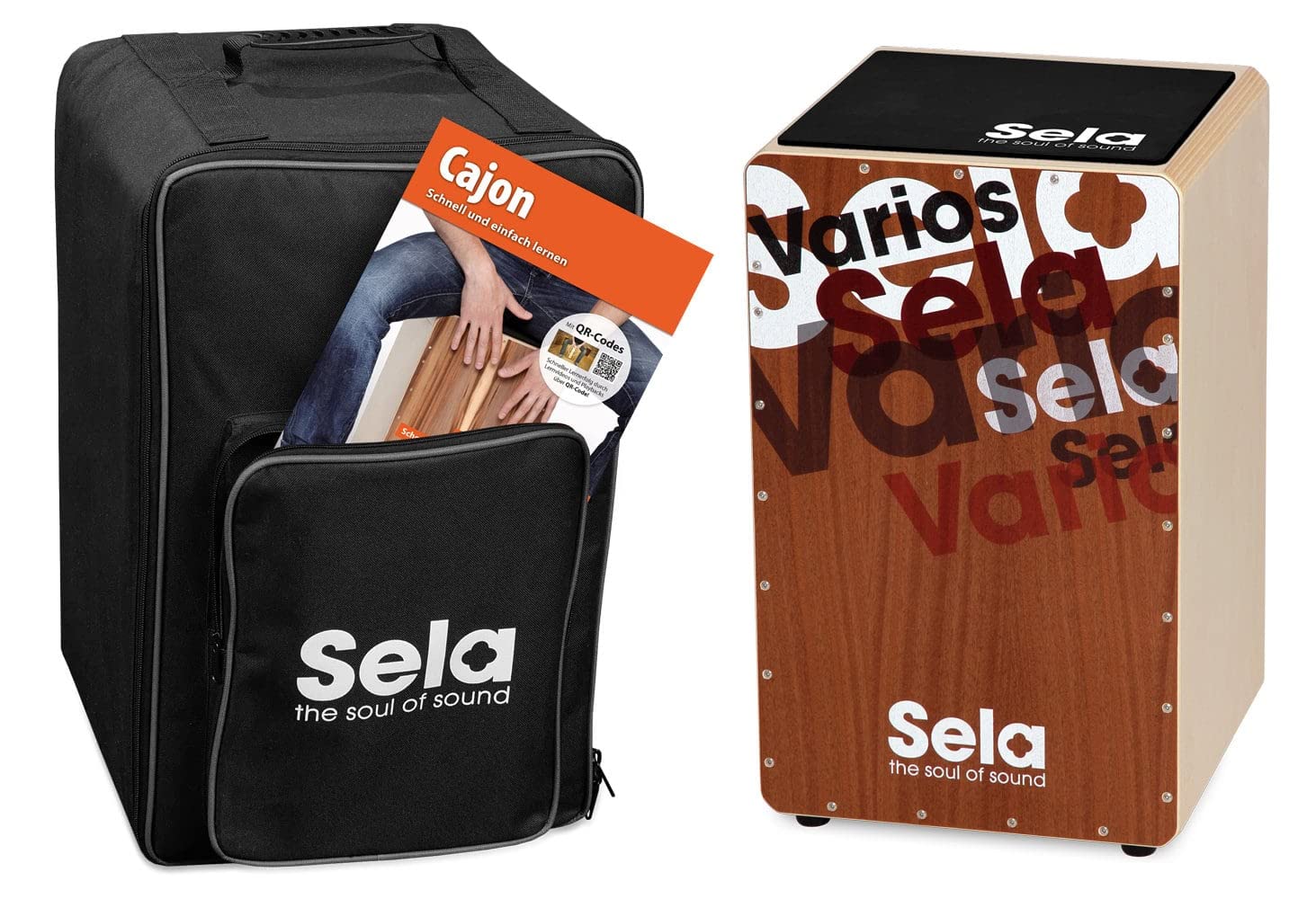 sela-se-050-varios-red-snare-cajon image 2