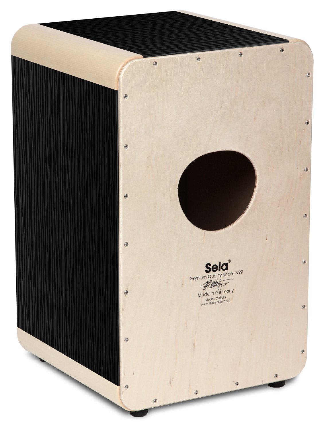 sela-wave-black-pearl-se-023-cajon-mit-15-mm-birkenkorpus-herausnehmbarer-snare- image 3