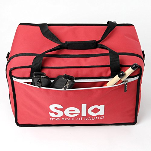 sela-se-038-cajon-tasche-red-nylon-mit-rucksackfunktion image 5