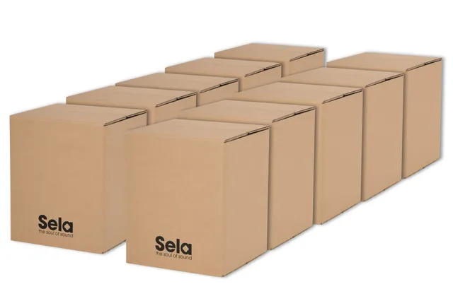 sela-se-113-carton-cajon-mini-f-r-kinder-und-anf-nger-10er-set-drum-box-mit-snar image 1