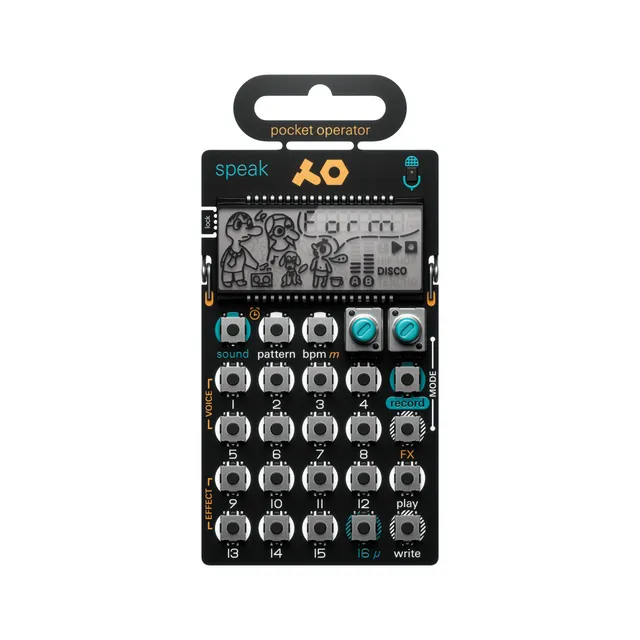 teenage-engineering-po-35-speak-vocal-synthesizer-und-sequenzer-mit-mikrofon image 1