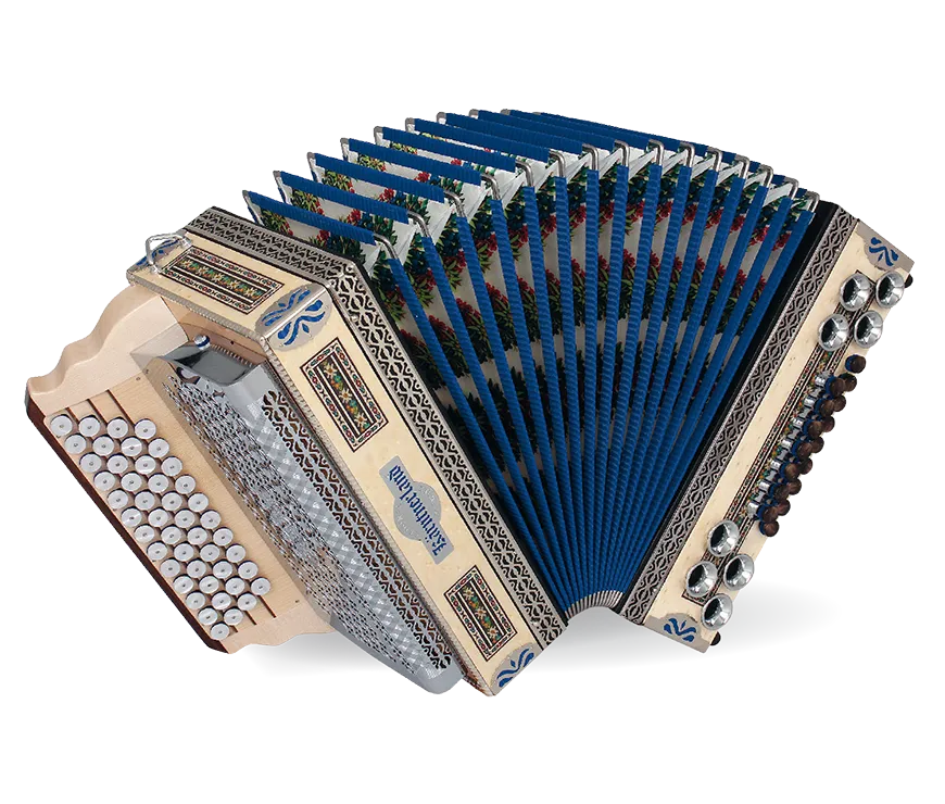 original-k-rntnerland-waldheimat-g-c-f-b-steirische-harmonika-silber-harmonika-v image 1