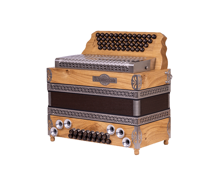 original-k-rntnerland-eiche-klassik-steirische-harmonika-silber-harmonika-aus-ei image 2