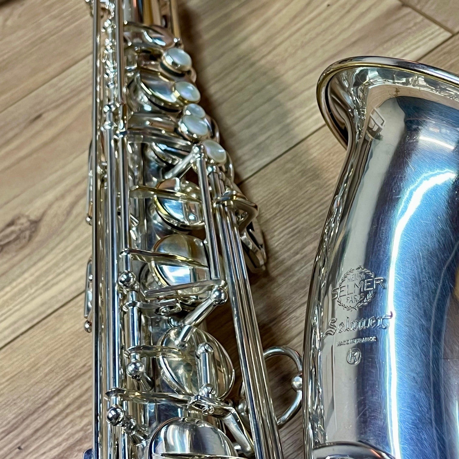 henri-selmer-paris-tenorsaxophon-mark-vi-nr-202xxx-versilbert-vintage image 8