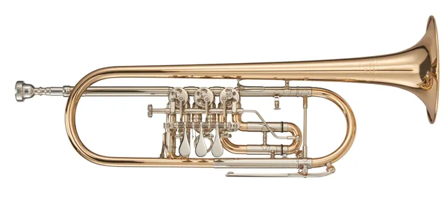 k-hnl-hoyer-b-trompete-modell-6010-nr-203-21-konzerttrompete-goldmessing-130-mm image 1