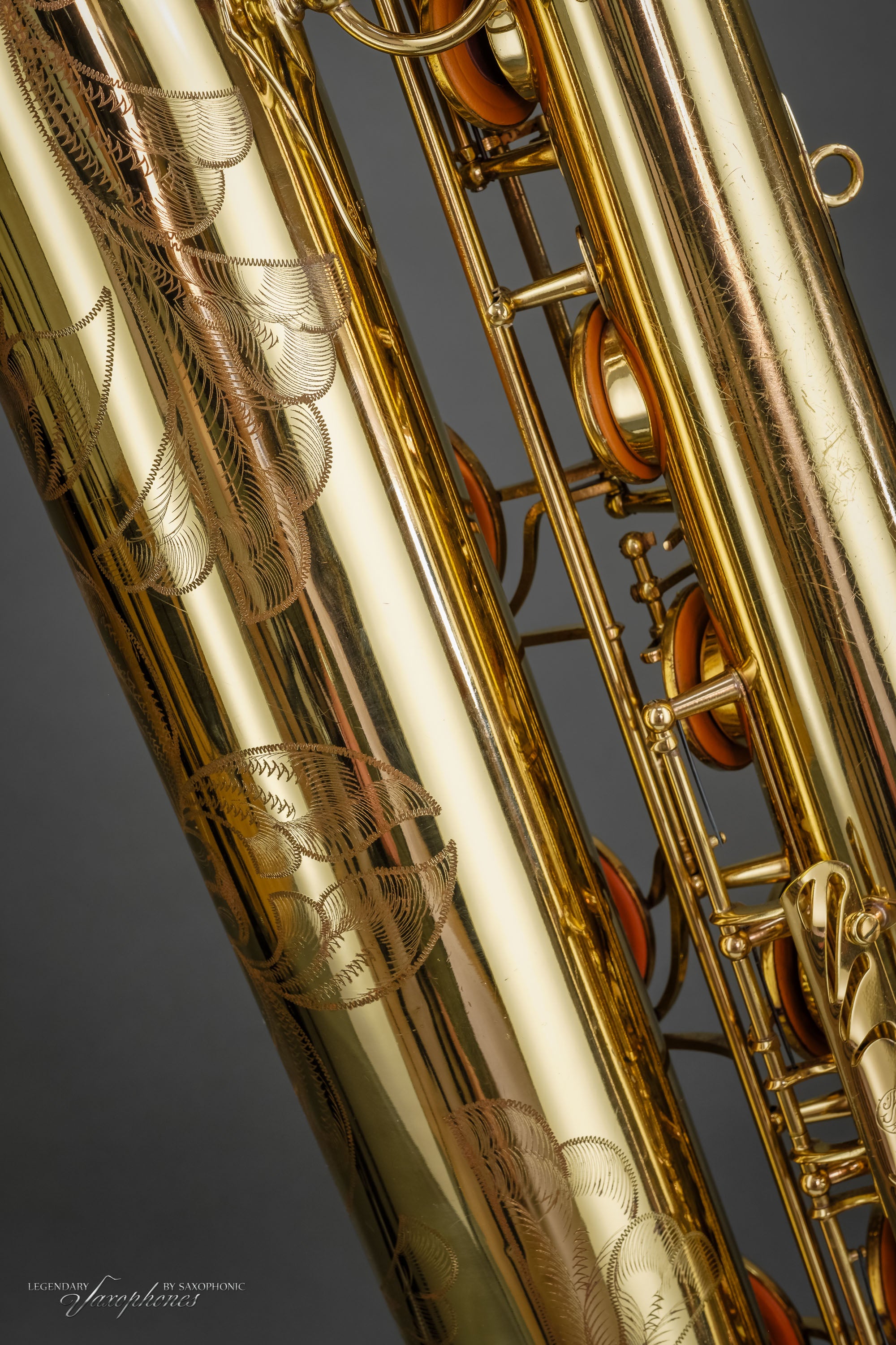 henri-selmer-paris-baritonsaxophon-mark-vi-1980-low-a-nr-306313-lackiert-vintage image 8