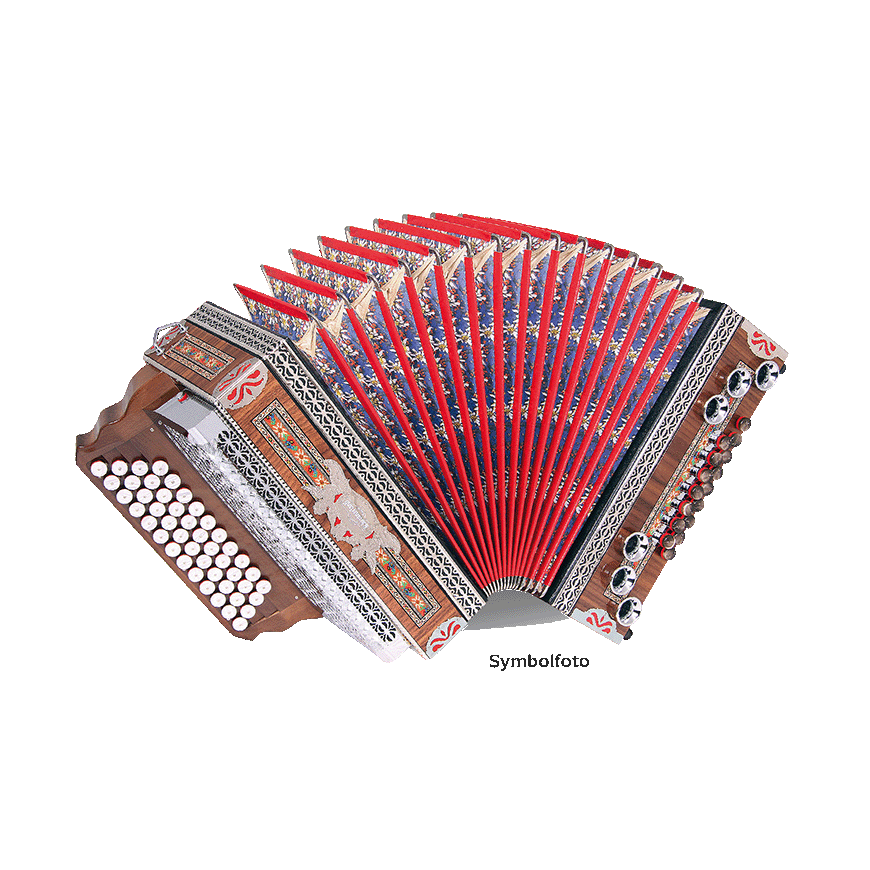 original-k-rntnerland-steirische-harmonika-modell-edelholz-rot-g-c-f-b image 1