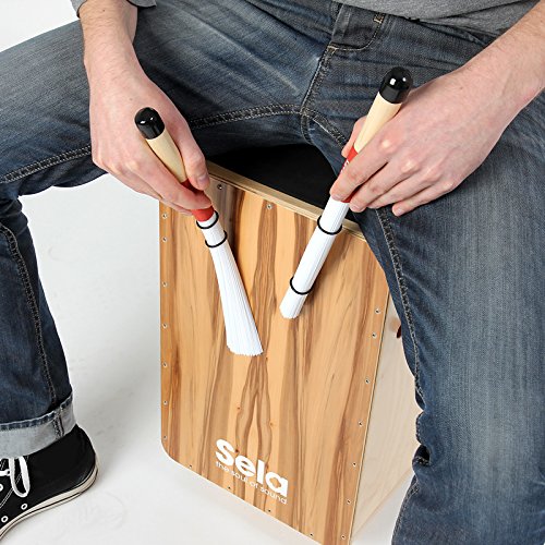 sela-se-036-cajon-brush-250-drum-sticks-mit-nylonfasern image 8