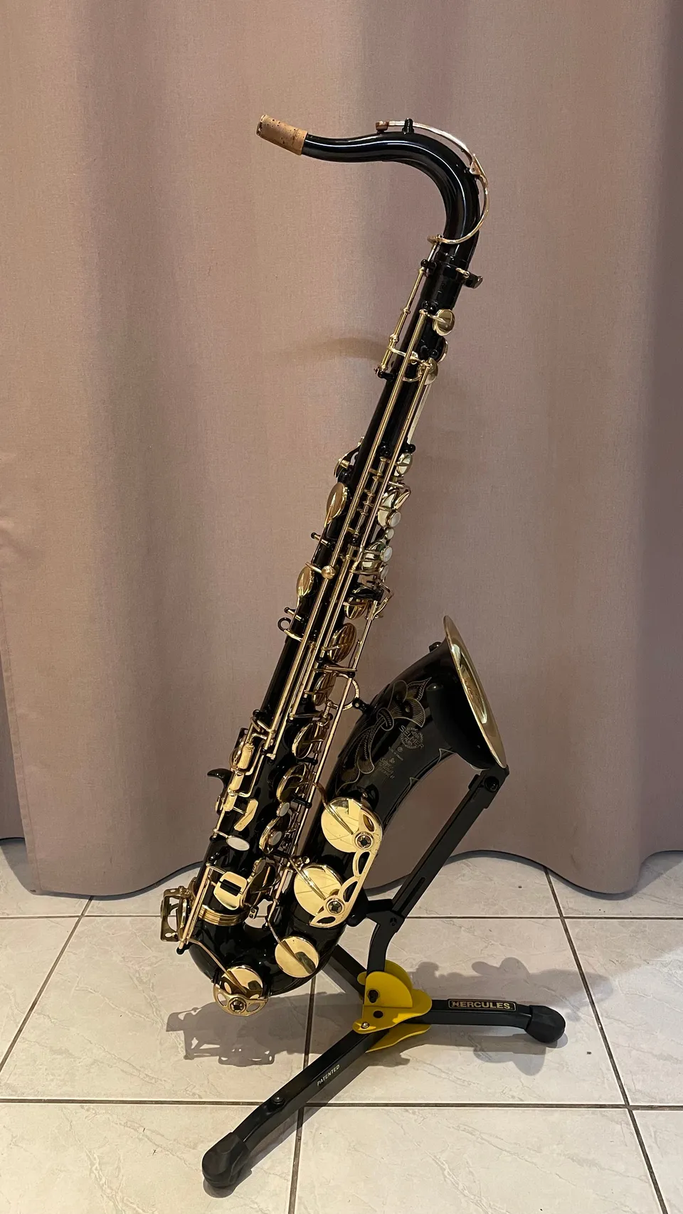 henri-selmer-paris-super-action-80-serie-ii-tenorsaxophon-bj-1990-schwarz-lackie image 1