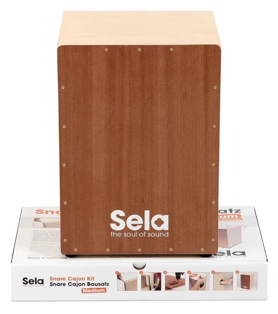 sela-se-018-snare-cajon-bausatz-medium-mit-schule-und-audio-cd image 1