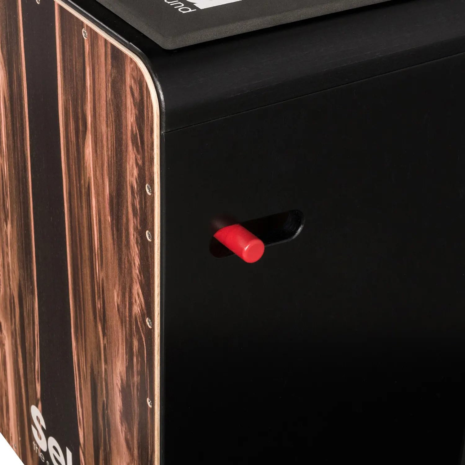 sela-se-107-casela-black-pro-dark-nut-snare-cajon-mit-on-off-mechanik image 5