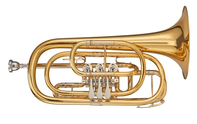 k-hnl-hoyer-nr-261-b-basstrompete-b-bassfl-gelhorn-goldmessing image 1