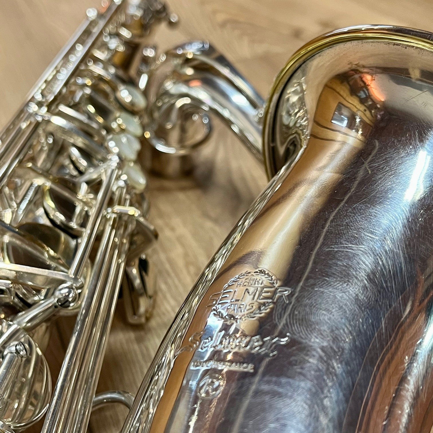 henri-selmer-paris-tenorsaxophon-mark-vi-nr-202xxx-versilbert-vintage image 5
