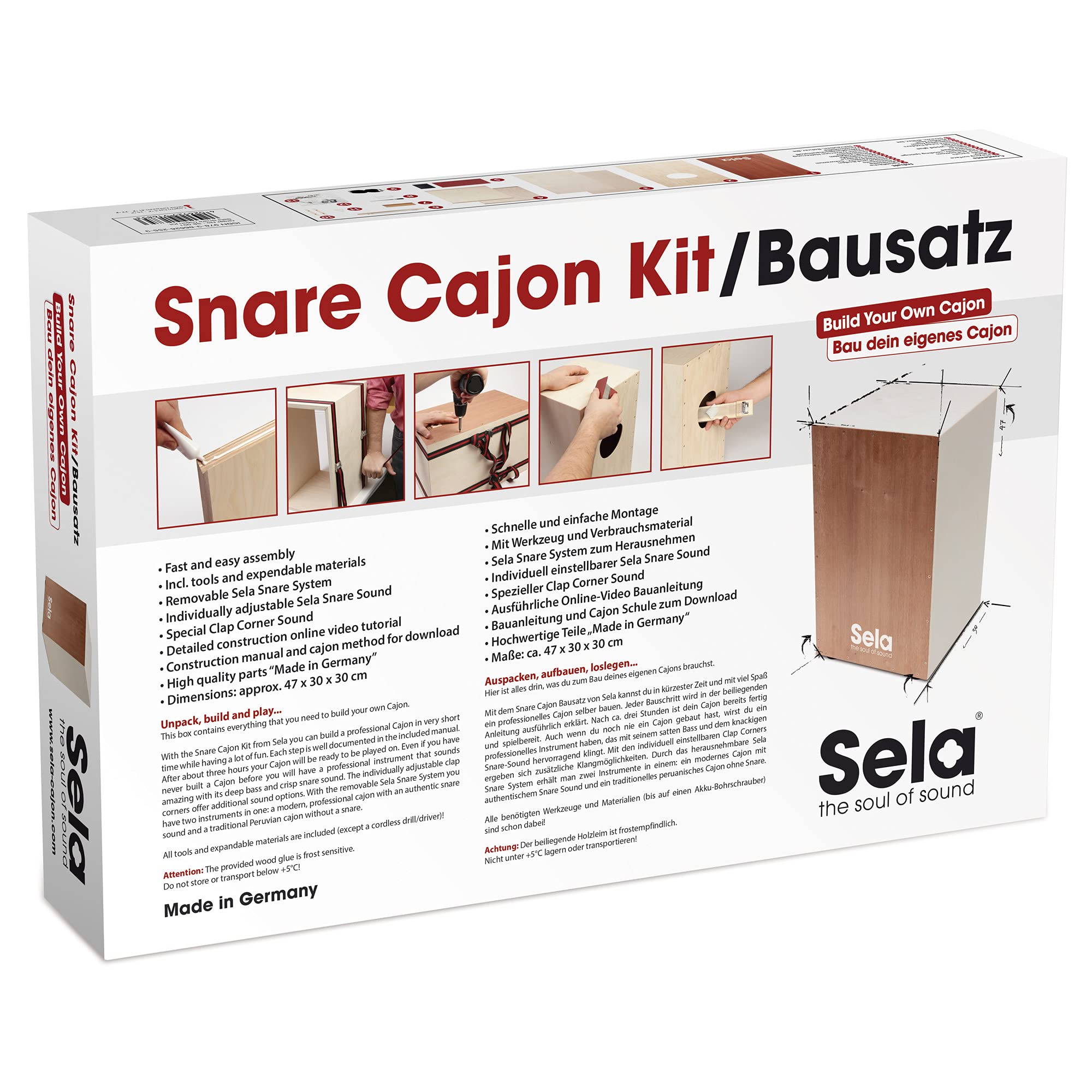 sela-se-001-snare-cajon-bausatz-standard-mit-snare-system-made-in-germany image 4