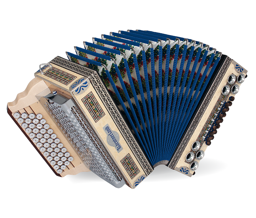 original-k-rntnerland-waldheimat-g-c-f-b-steirische-harmonika-silber-harmonika-v image 1