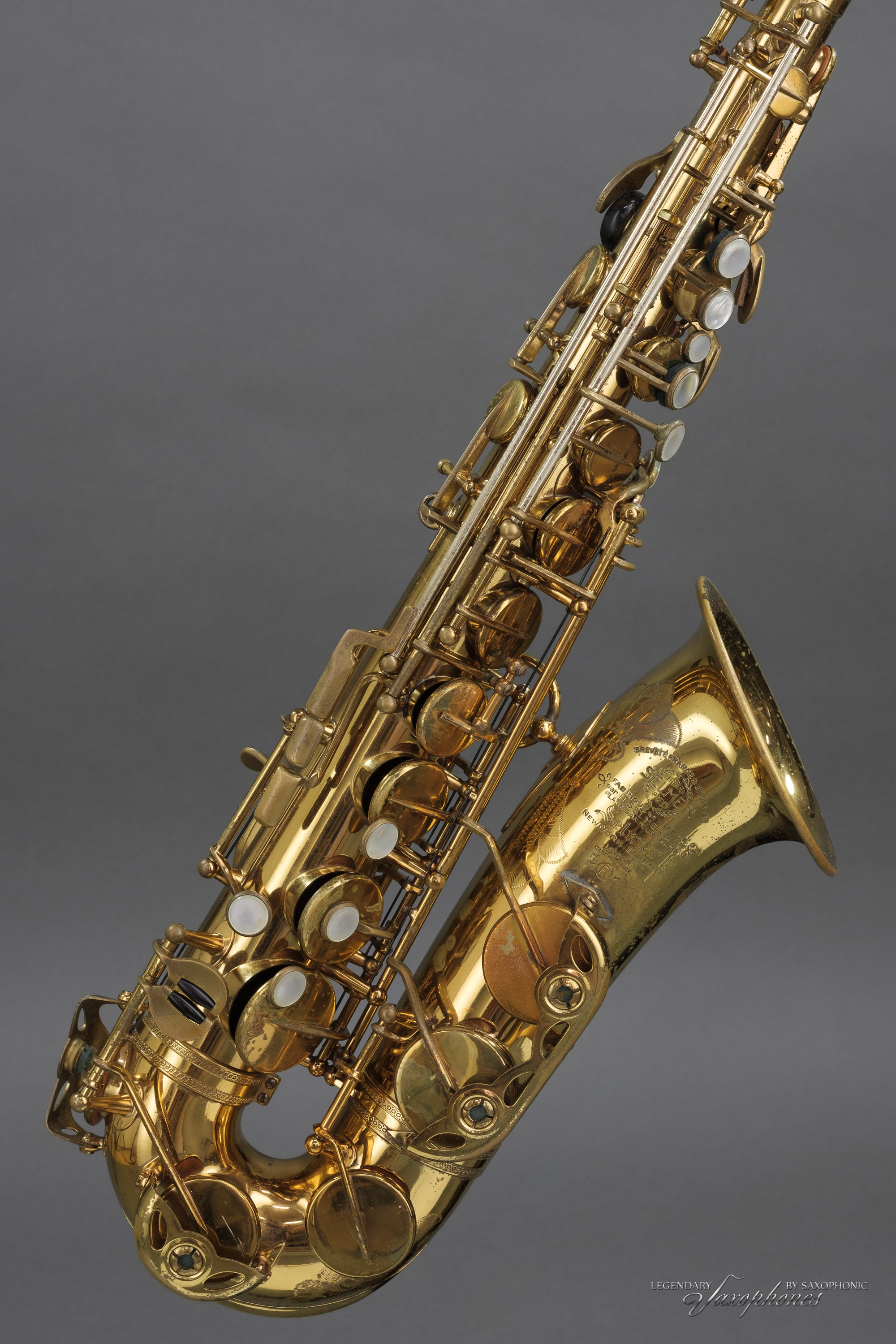 henri-selmer-paris-mark-vi-alt-saxophon-baujahr-1961-nr-90461-vintage image 7